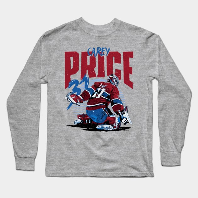 Carey Price Montreal Rise Long Sleeve T-Shirt by Erianna Bee